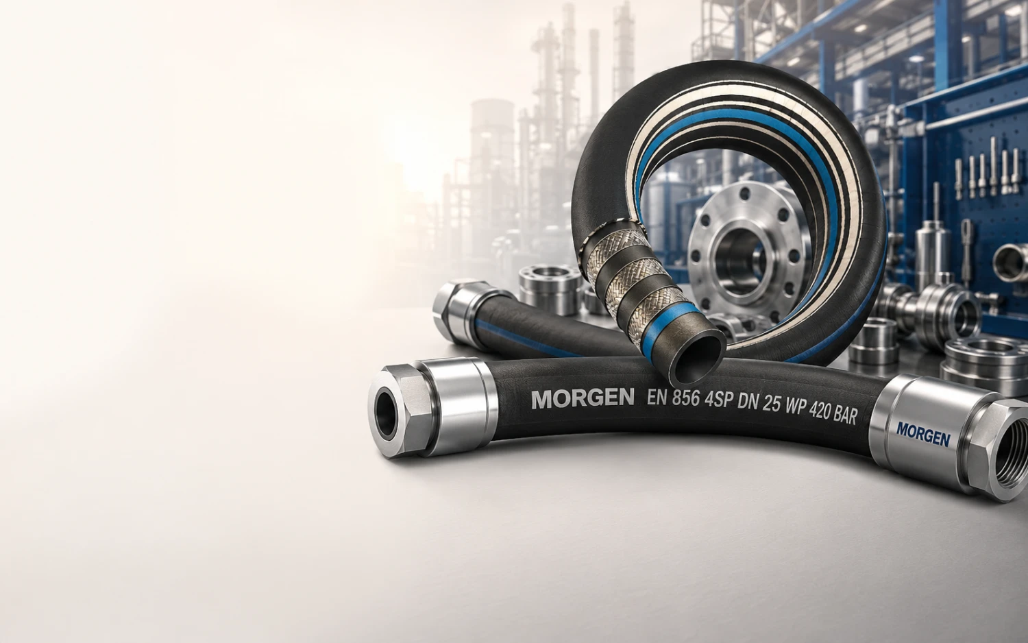 Morgen engineered hose assembly and fittings
