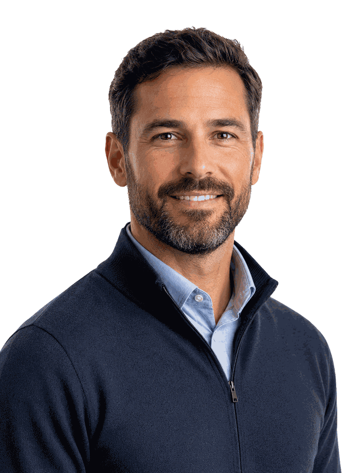 Portrait of Jonas Keller, technical sales manager in DACH