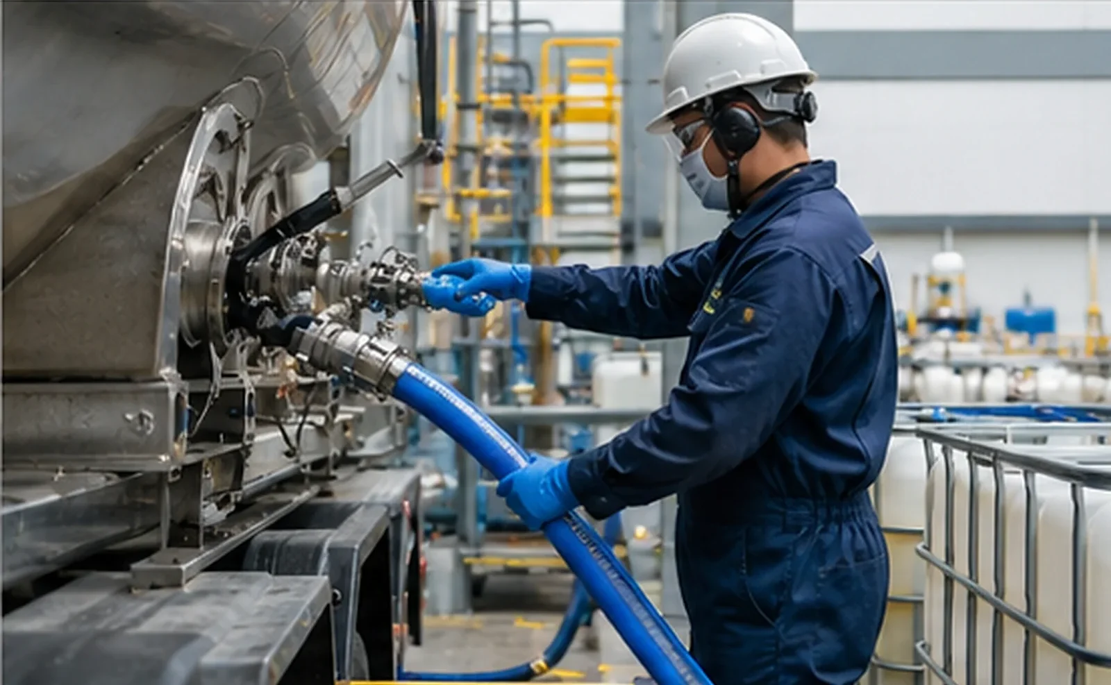 Chemical tanker transfer application