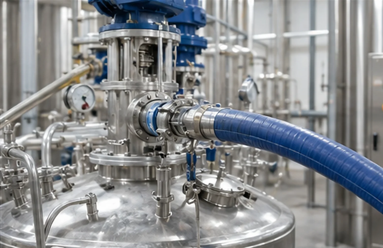 Sanitary process transfer application