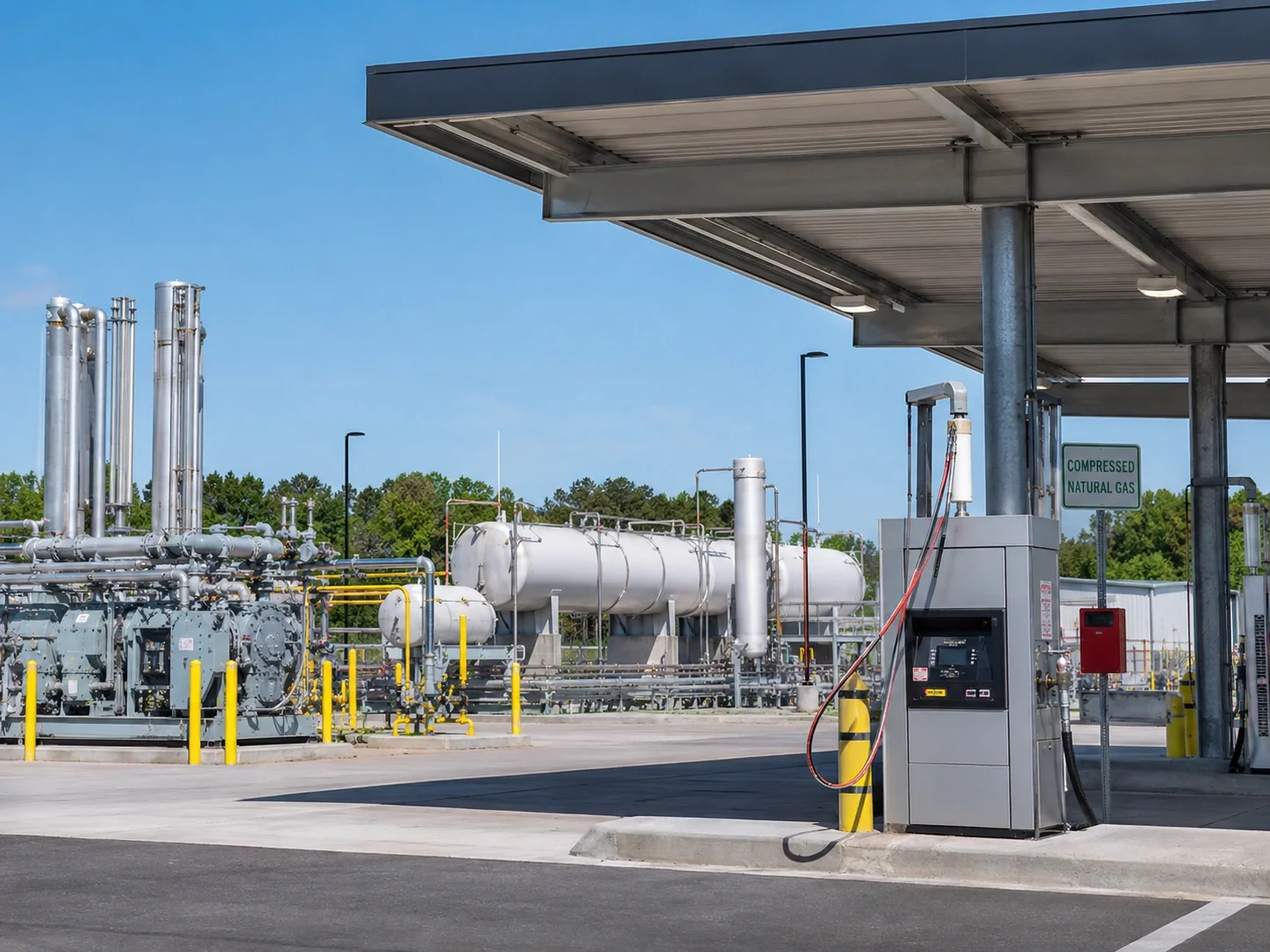 CNG Station industrial hose application