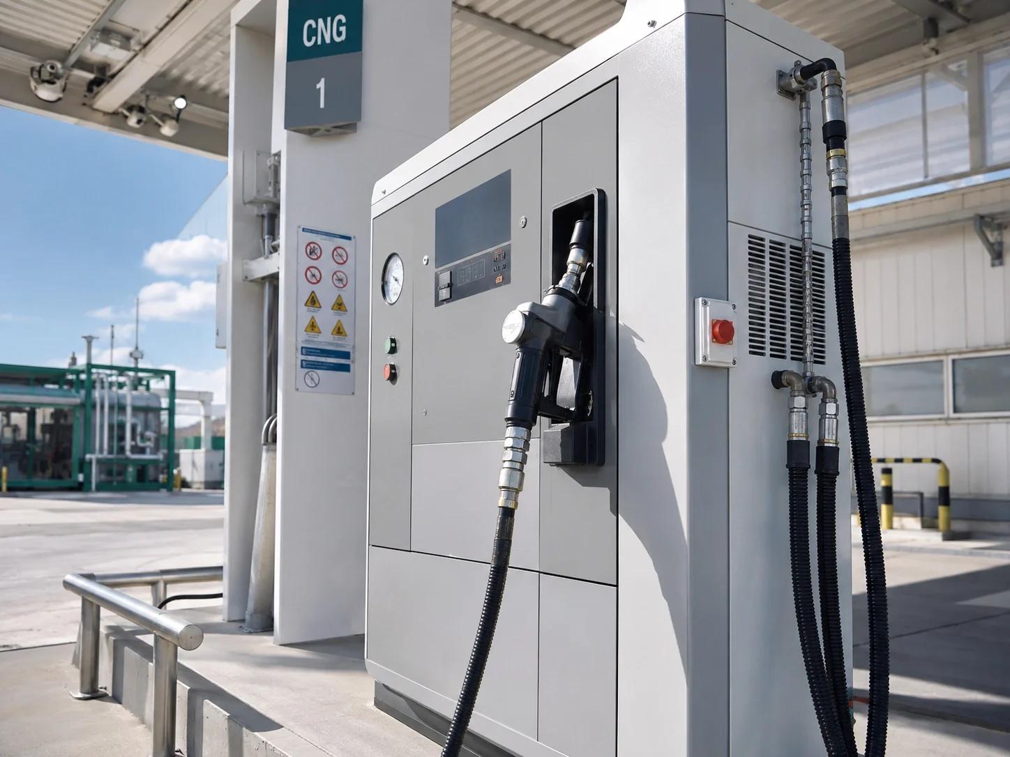 CNG Station industrial hose application