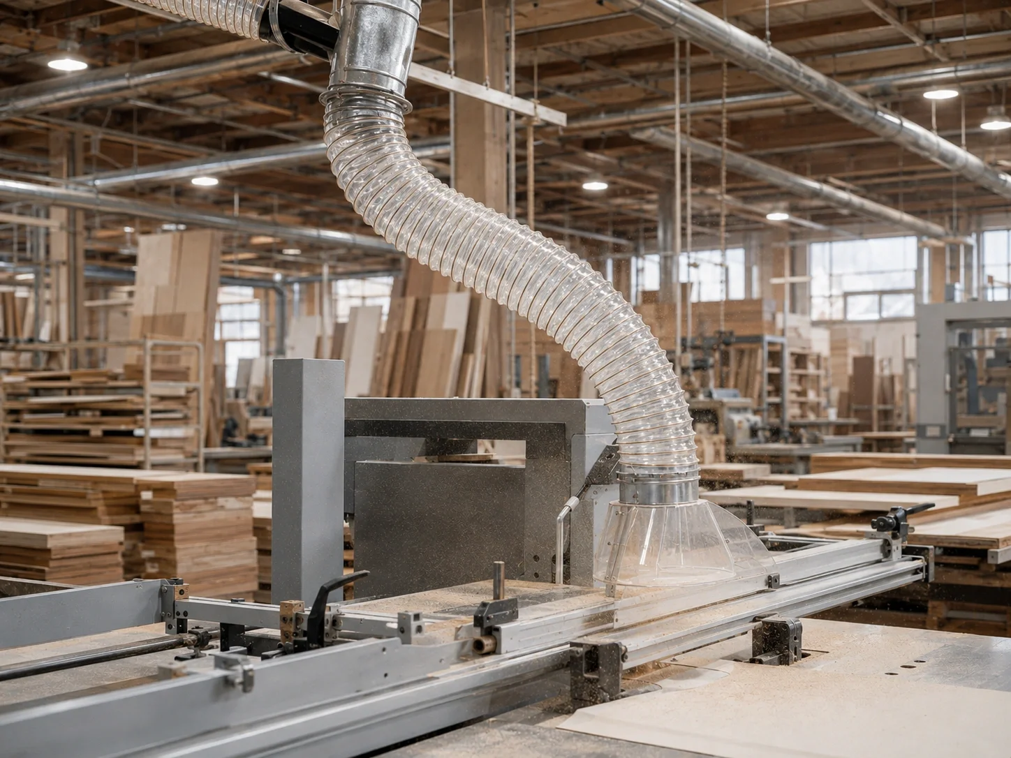 Dust Extraction industrial hose application