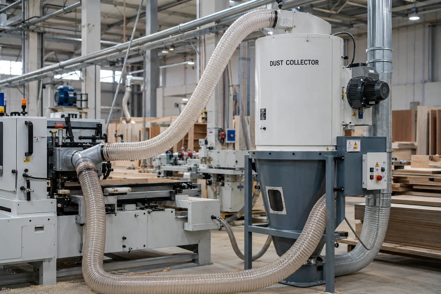 Dust Extraction industrial hose application