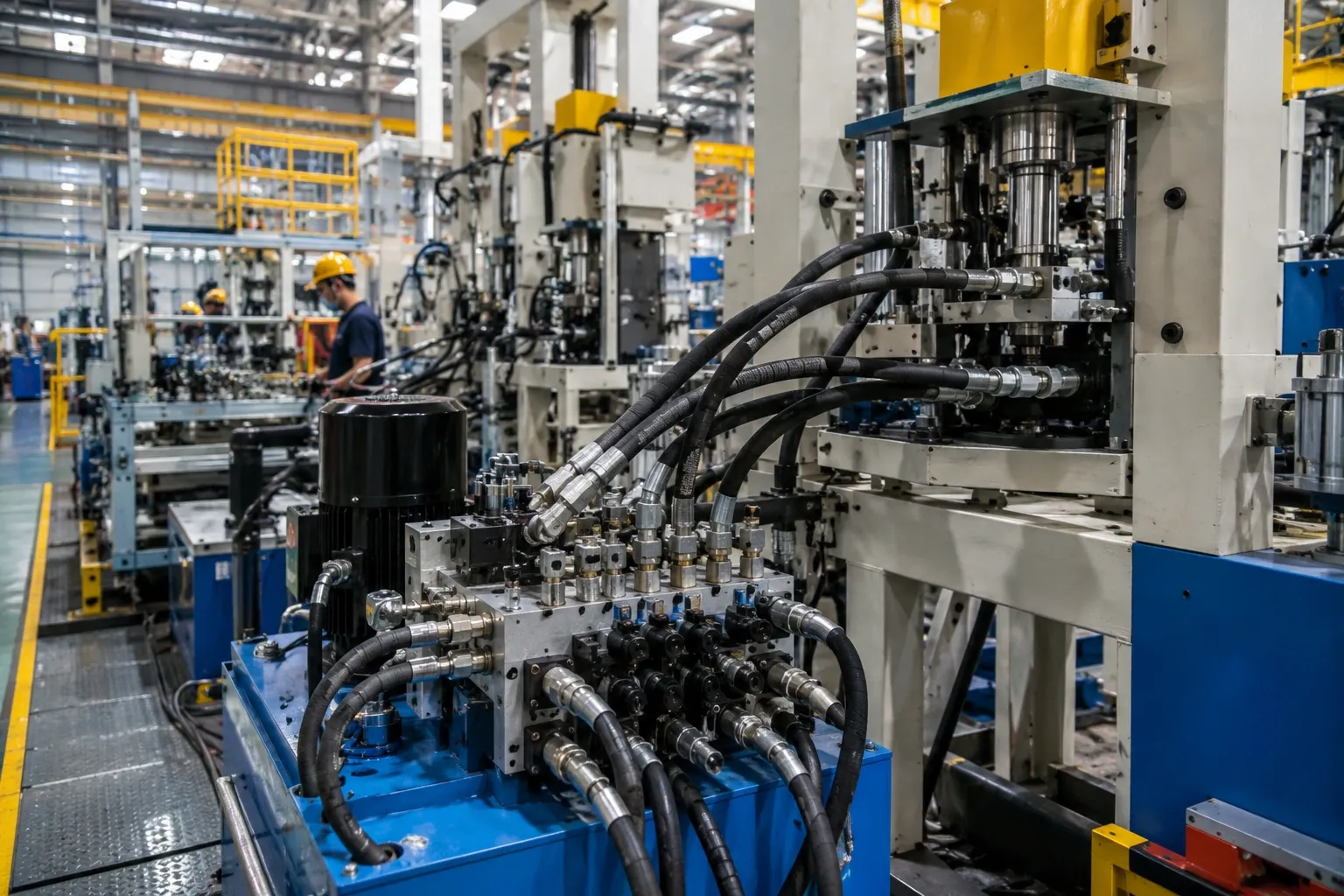 Factory Maintenance industrial hose application