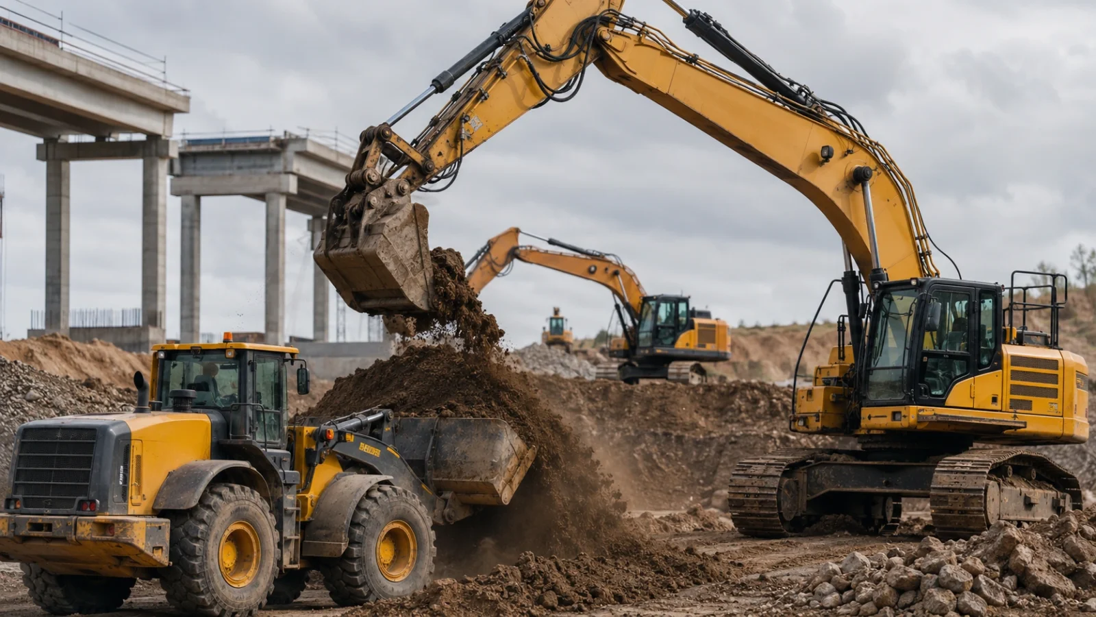 Heavy Equipment industrial hose application