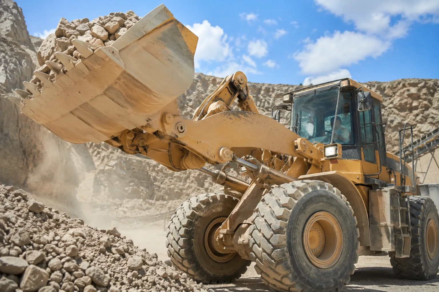 Heavy Equipment industrial hose application