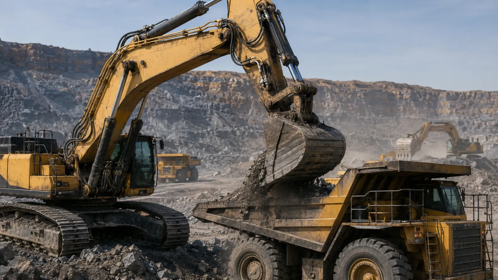 Mining industrial hose application