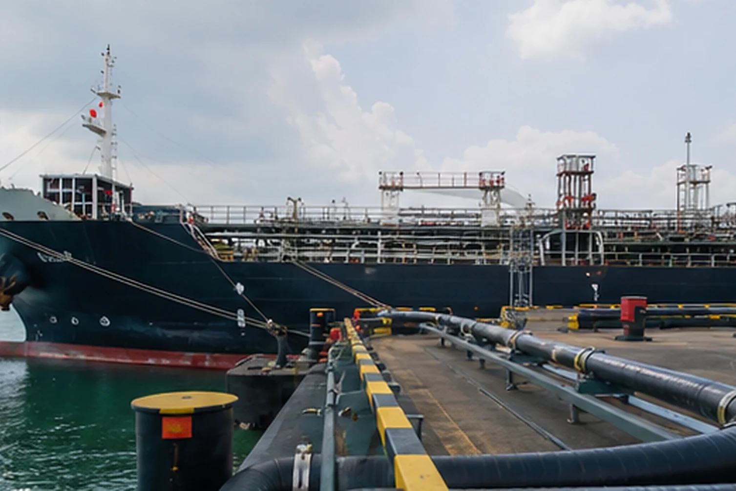 Marine fuel transfer terminal application